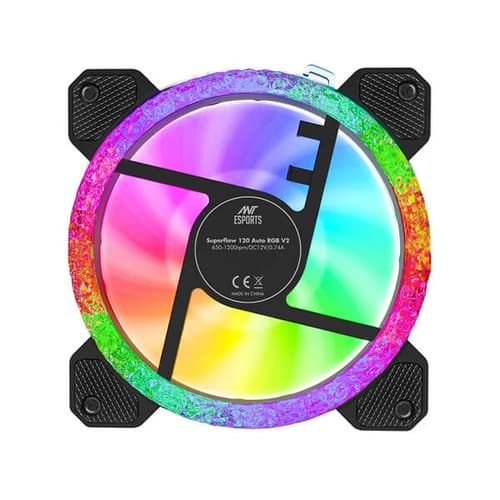 Ant Esports Royaleflow 120 Auto RGB V2 Cabinet Fan (Single Pack)